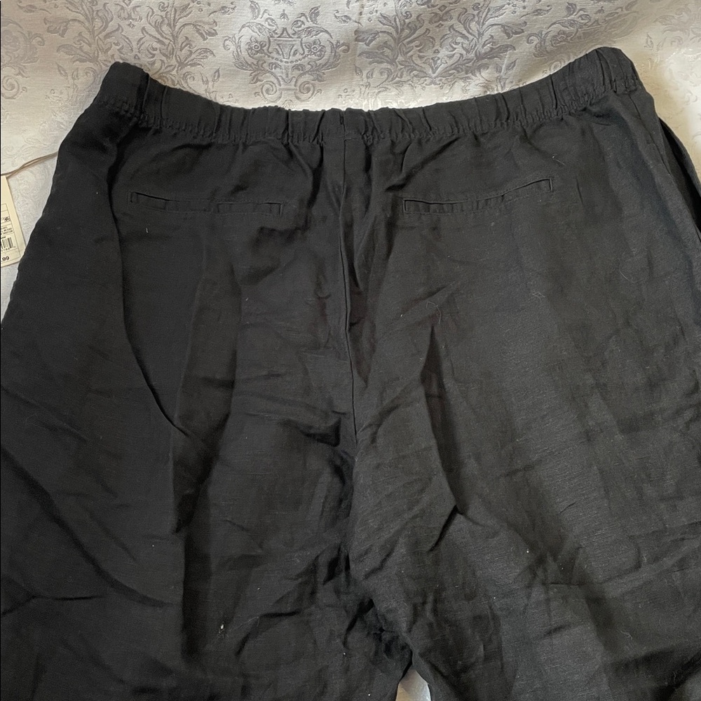 NWT Women’s Black Drawstring Pants.  Size XXL. - Picture 4 of 5